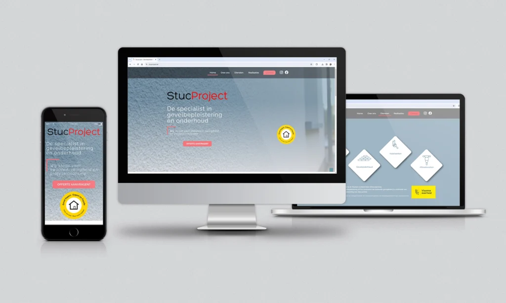 Webdesign Stucproject